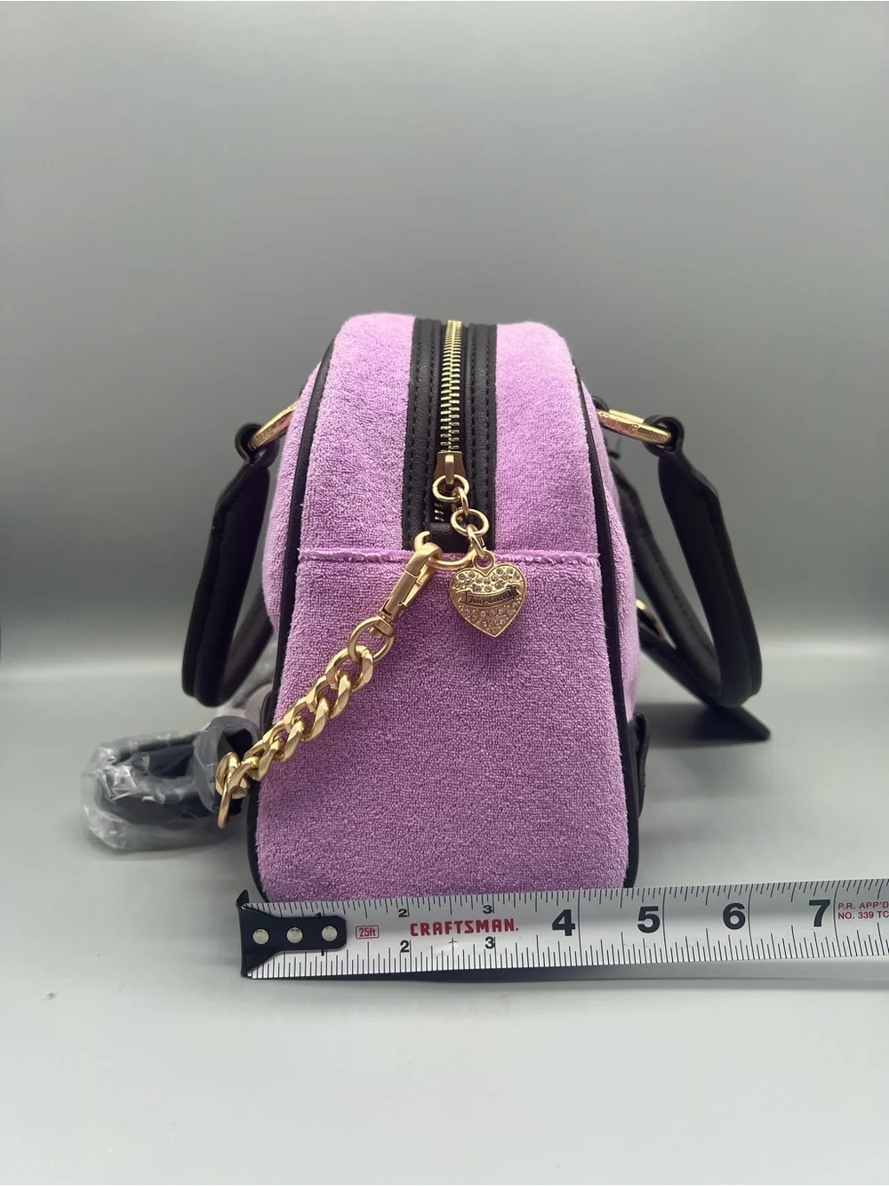 Juicy couture juicy lovers club bowler purse